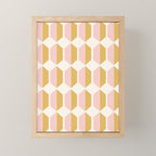 Zola Pattern Shapes - Sunrise Pink and Orange Mini Art Print Gallery Image 1