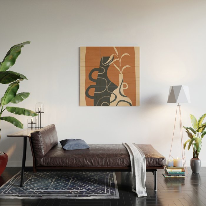 Abstract Ceramics 3 Wood Wall Art Gallery Image 2