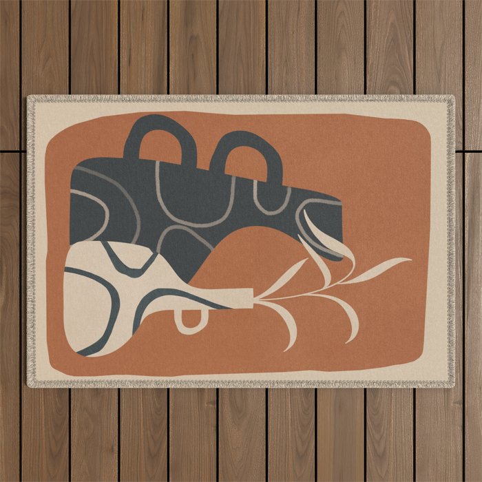 Abstract Ceramics 3 Outdoor Rug Gallery Image 1