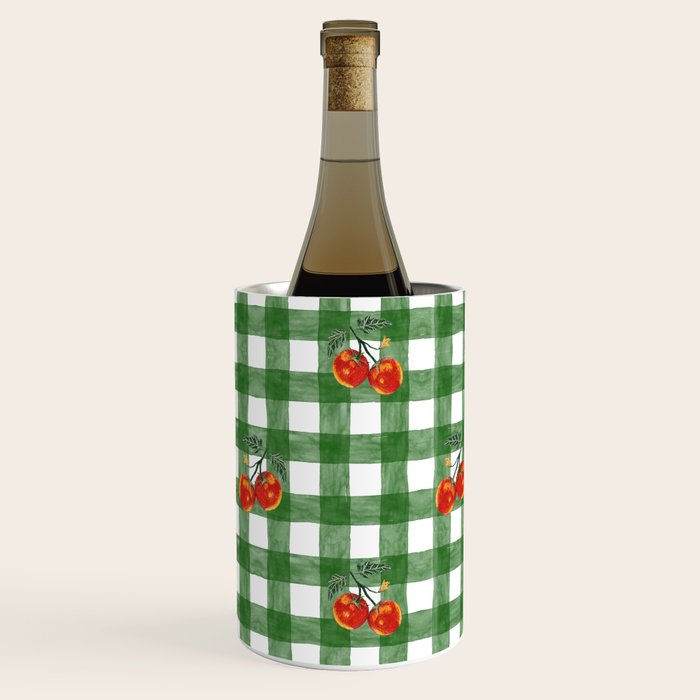 Tomato Gingham Wine Chiller Gallery Image 2