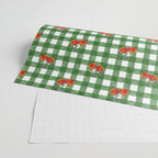 Tomato Gingham Wrapping Paper Gallery Image 2