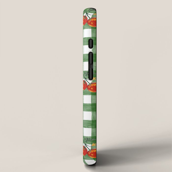 Tomato Gingham iPhone Case Gallery Image 2