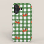 Tomato Gingham iPhone Case Gallery Image 1