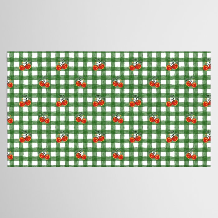 Tomato Gingham Tablecloth Gallery Image 2