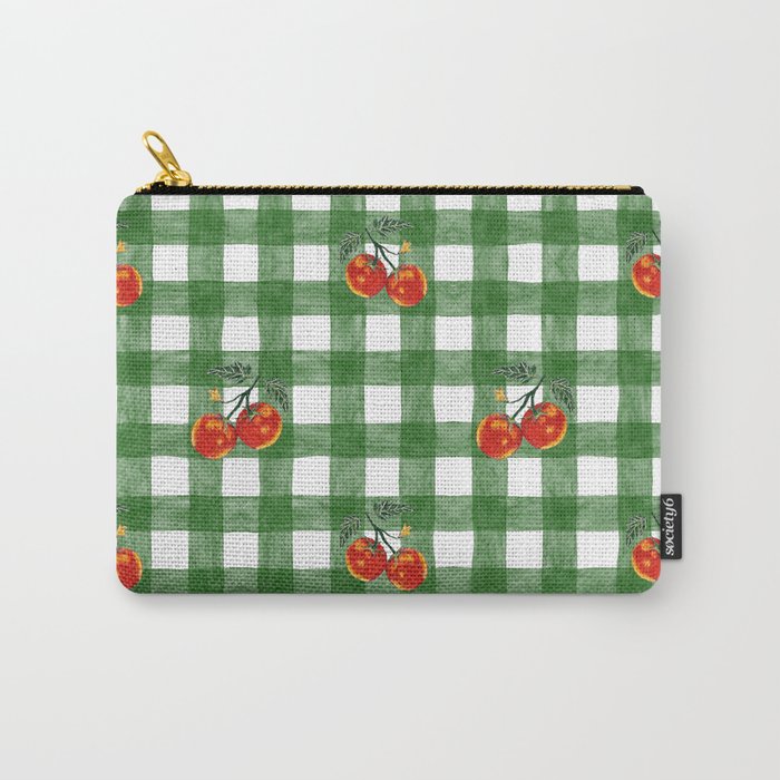 Tomato Gingham Carry All Pouch Gallery Image 1