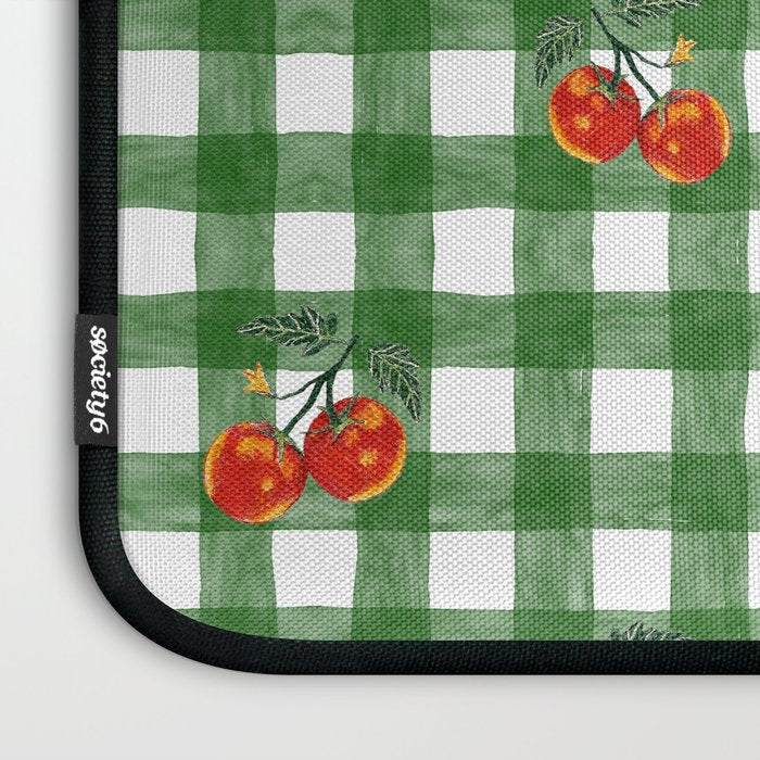 Tomato Gingham Laptop Sleeve Gallery Image 3