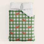 Tomato Gingham Comforter Gallery Image 6