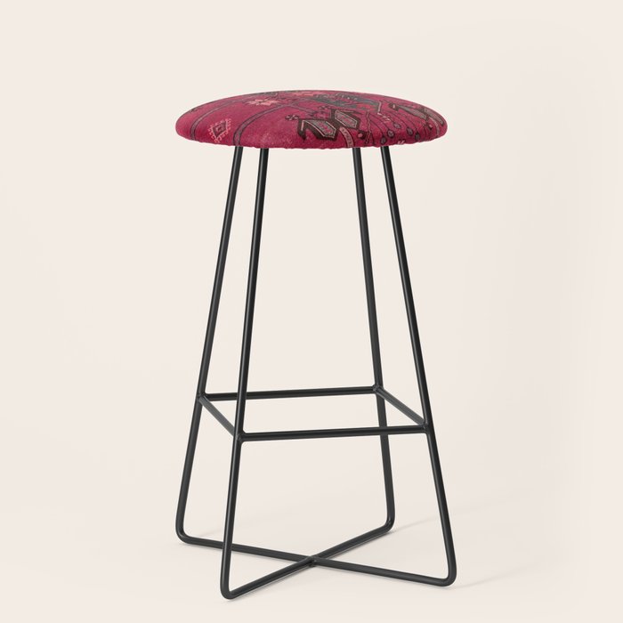 Bohemian Artwork Stool Gallery Image 1