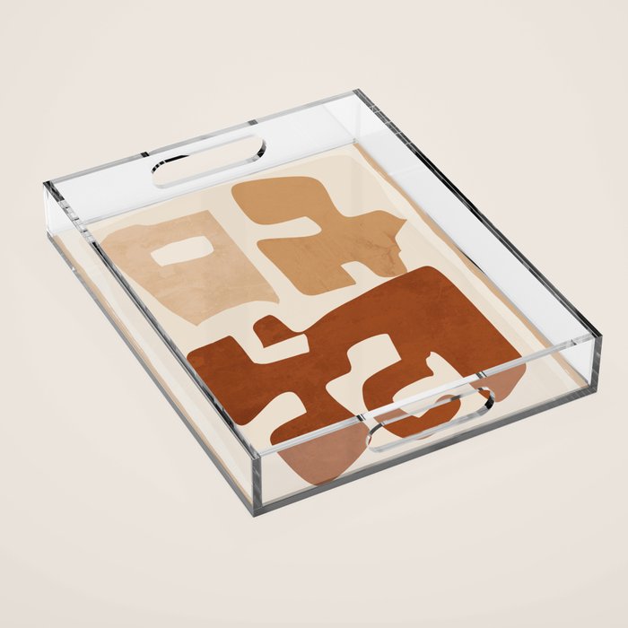 Modern Abstract Shapes 111 Acrylic Tray Gallery Image 1