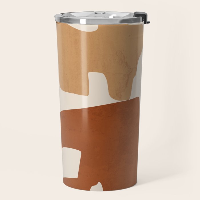 Modern Abstract Shapes 111 Travel Mug Gallery Image 2