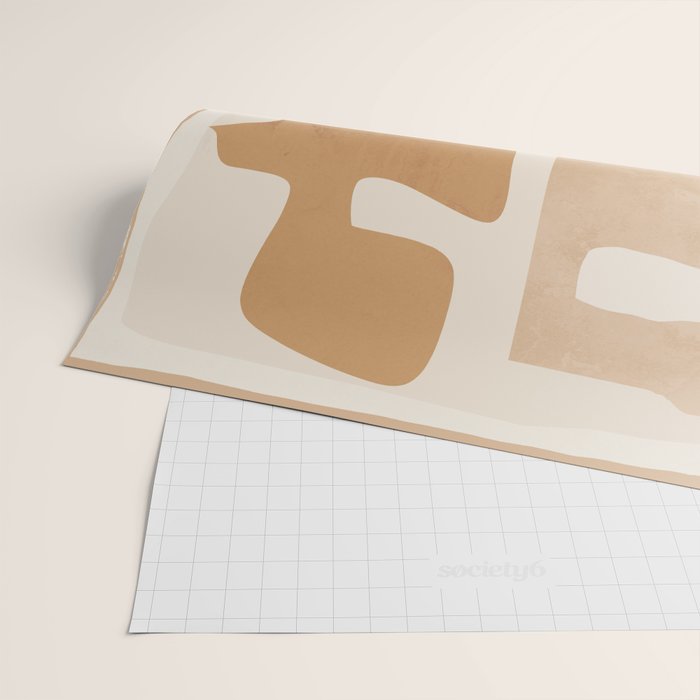 Modern Abstract Shapes 111 Wrapping Paper Gallery Image 2