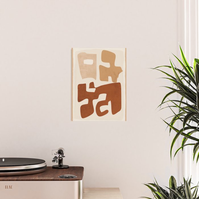 Modern Abstract Shapes 111 Poster Gallery Image 2