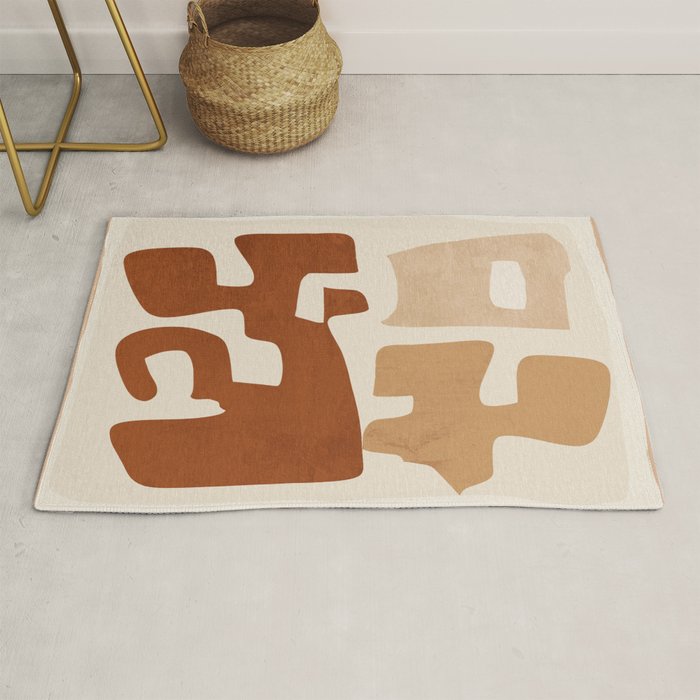 Modern Abstract Shapes 111 Rug Gallery Image 1