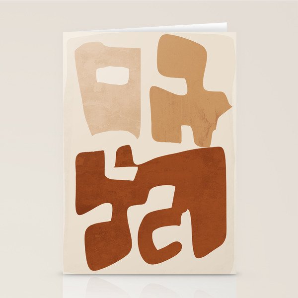 Modern Abstract Shapes 111 Stationery Card Gallery Image 2