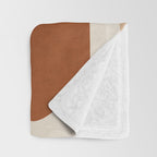 Modern Abstract Shapes 111 Throw Blanket Gallery Image 3