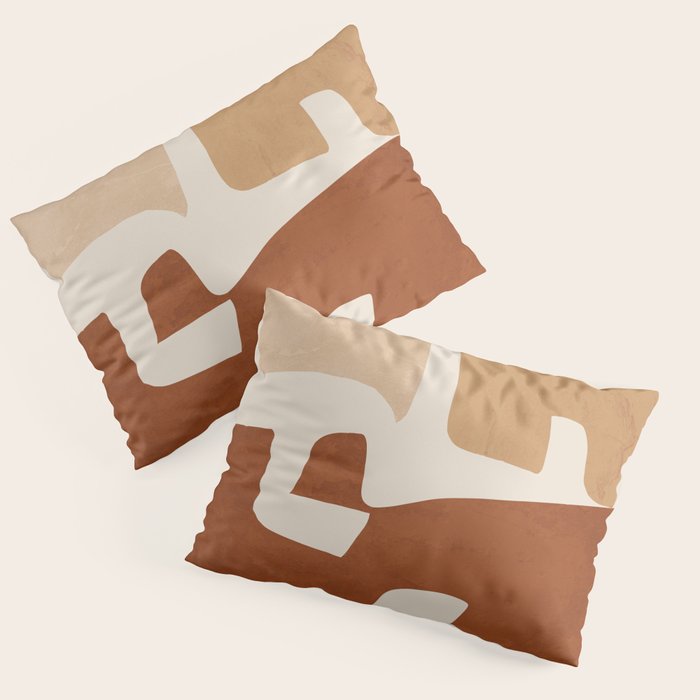 Modern Abstract Shapes 111 Pillow Sham Gallery Image 3