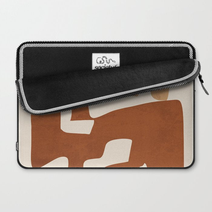 Modern Abstract Shapes 111 Laptop Sleeve Gallery Image 2