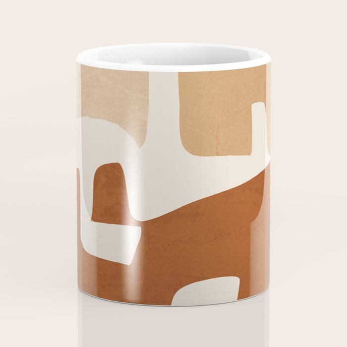 Modern Abstract Shapes 111 Coffee Mug Gallery Image 4