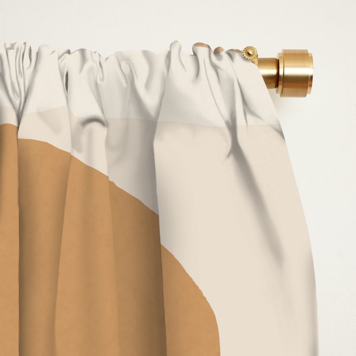 Modern Abstract Shapes 111 Window Curtain Gallery Image 2