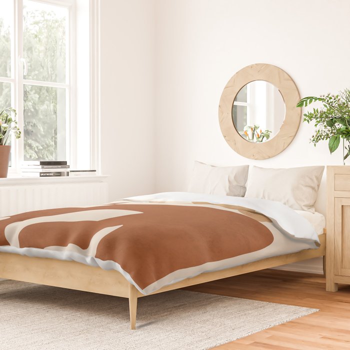Modern Abstract Shapes 111 Duvet Cover Gallery Image 2