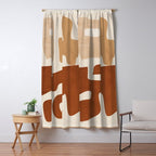 Modern Abstract Shapes 111 Window Curtain Gallery Image 5