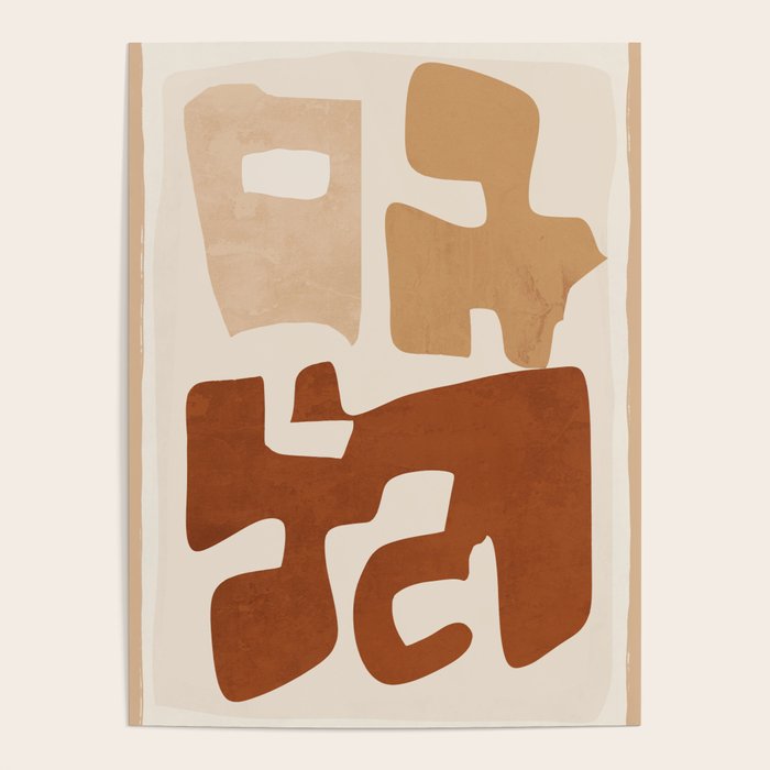 Modern Abstract Shapes 111 Poster Gallery Image 4