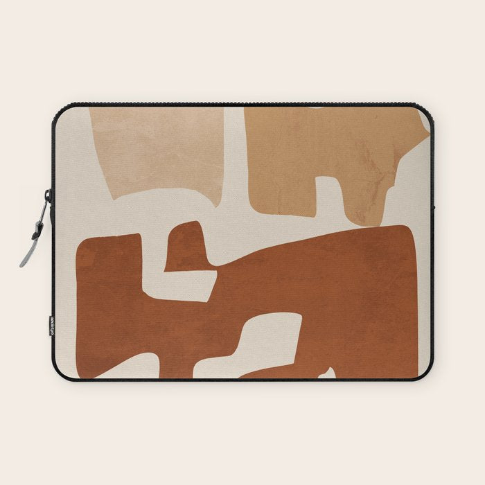 Modern Abstract Shapes 111 Laptop Sleeve Gallery Image 1