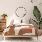Modern Abstract Shapes 111 Comforter Gallery Image 3