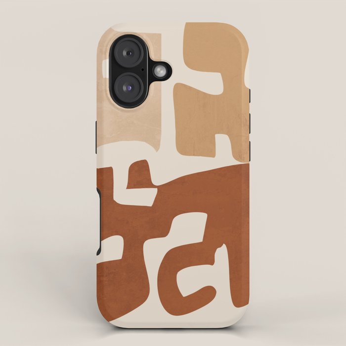 Modern Abstract Shapes 111 iPhone Case Gallery Image 1