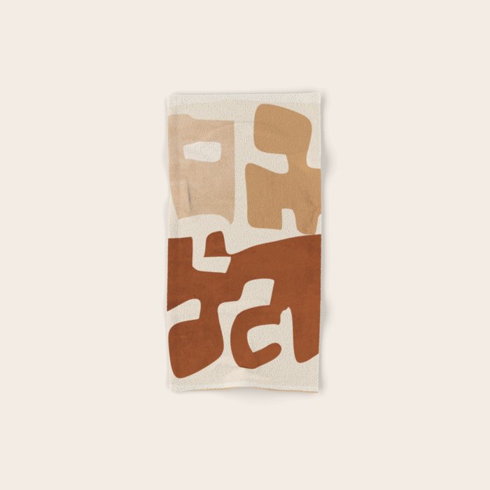 Modern Abstract Shapes 111 Bath Towel Gallery Image 1