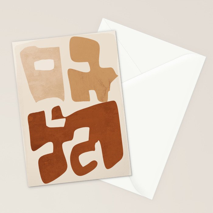 Modern Abstract Shapes 111 Stationery Card Gallery Image 2