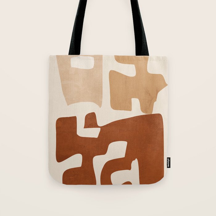 Modern Abstract Shapes 111 Tote Bag Gallery Image 1