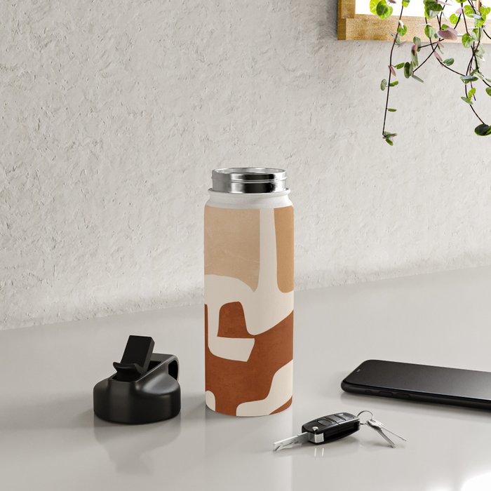 Modern Abstract Shapes 111 Water Bottle Gallery Image 4