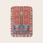 Kazak Southwest Caucasus Carpet Fragment Print Bath Mat Gallery Image 1