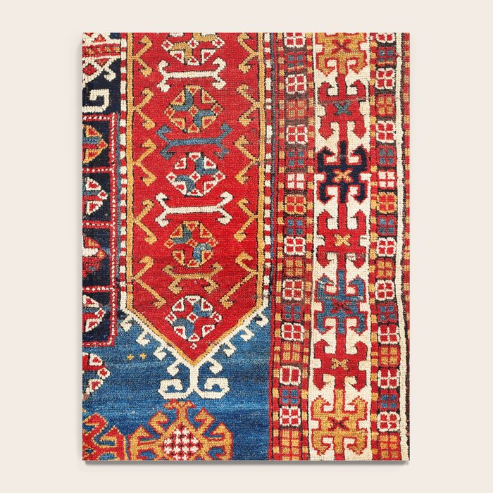Kazak Southwest Caucasus Carpet Fragment Print Notebook Gallery Image 4