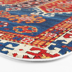 Kazak Southwest Caucasus Carpet Fragment Print Bath Mat Gallery Image 3