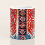Kazak Southwest Caucasus Carpet Fragment Print Coffee Mug Gallery Image 4