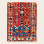 Kazak Southwest Caucasus Carpet Fragment Print Poster Gallery Image 4