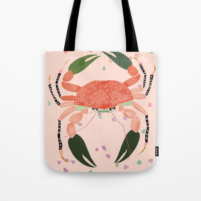 Crab Fiesta Tote Bag Gallery Image 1