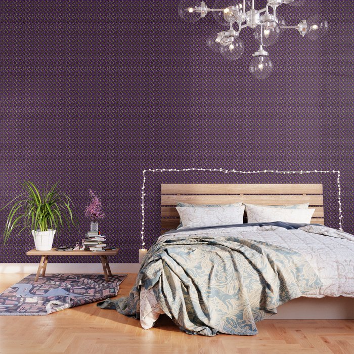 Neon Purple Green Leopard Pattern Wallpaper Gallery Image 3