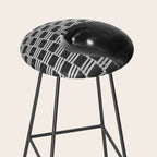Pieces of You, Stark Modern Architecture and Male Sculpture black and white art photography Stool Gallery Image 2