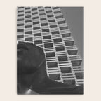 Pieces of You, Stark Modern Architecture and Male Sculpture black and white art photography Notebook Gallery Image 4