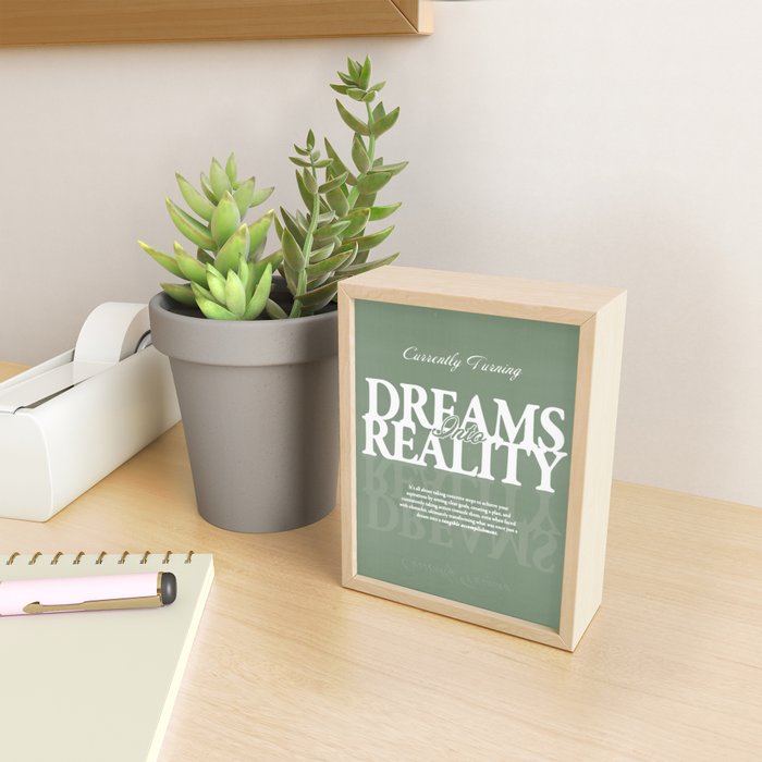 Dreams into Reality Mini Art Print Gallery Image 2
