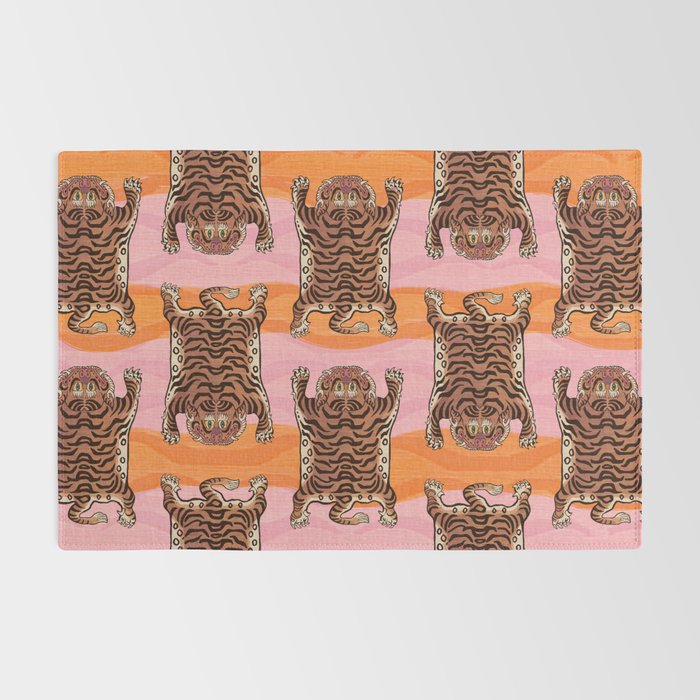 Tibetan Tiger // Stay Wild Color Wave Rug Gallery Image 2