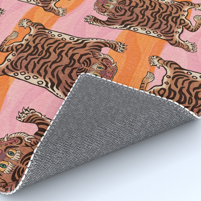 Tibetan Tiger // Stay Wild Color Wave Rug Gallery Image 4