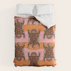 Tibetan Tiger // Stay Wild Color Wave Duvet Cover Gallery Image 6