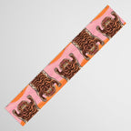 Tibetan Tiger // Stay Wild Color Wave Table Runner Gallery Image 3