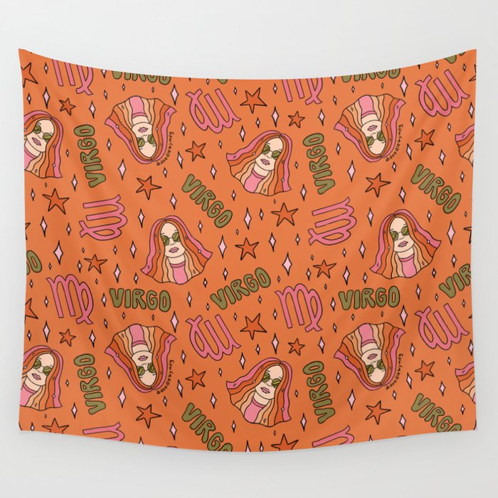 Virgo Print Wall Tapestry Gallery Image 4