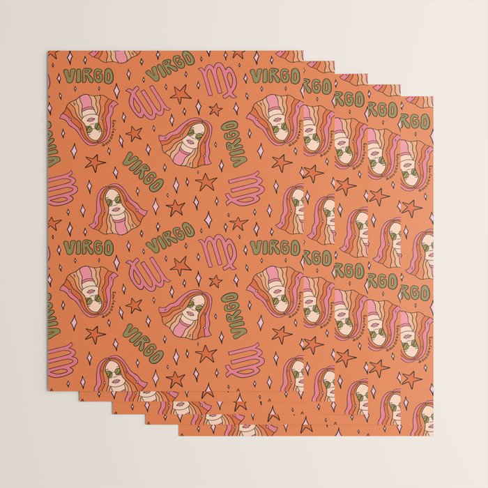 Virgo Print Wrapping Paper Gallery Image 3