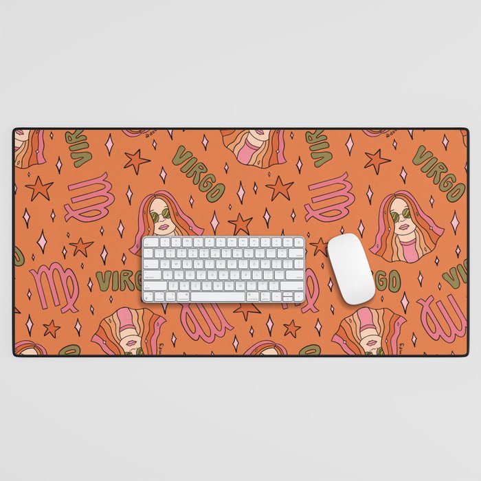 Virgo Print Desk Mat Gallery Image 1